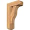 Ekena Millwork Funston Craftsman Smooth Bracket w/ Offset Brace, Western Red Cedar, 5 1/2"W x 14"D x 22"H BKT0604X14X22FST04SWR - alternate 1